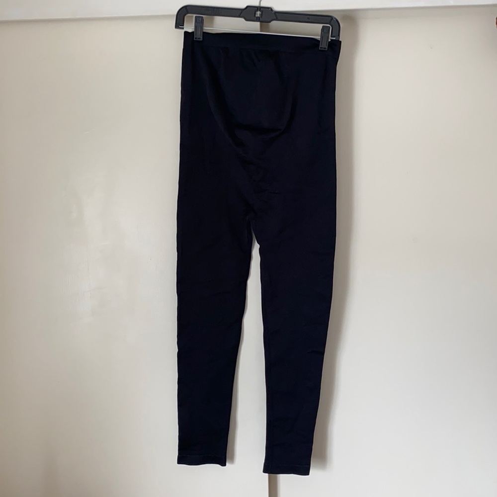 Black maternity leggings